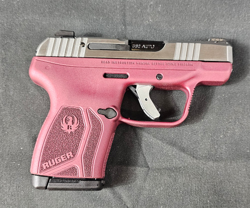 Ruger LCP Max 75th Anniversary Custom Cranberry Frost - Right Side