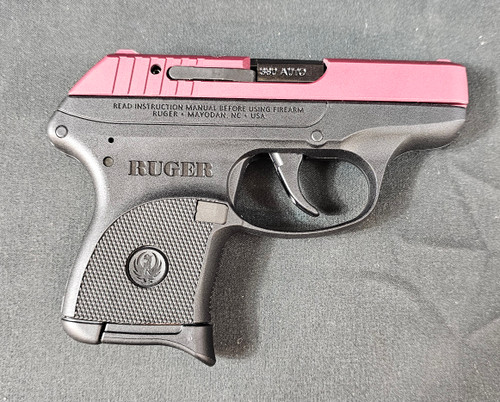 Ruger LCP .380 ACP Custom Cerakote Cranberry Frost - Right Side