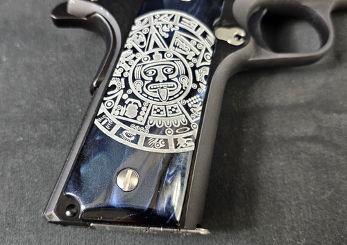 Colt Government 1911 .38 Super 1 Of 500 Mama Quilla Moon Goddess - Grip