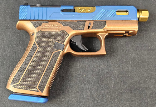 Glock 43X Shark Coast Tactical Blue Hush - Right Side