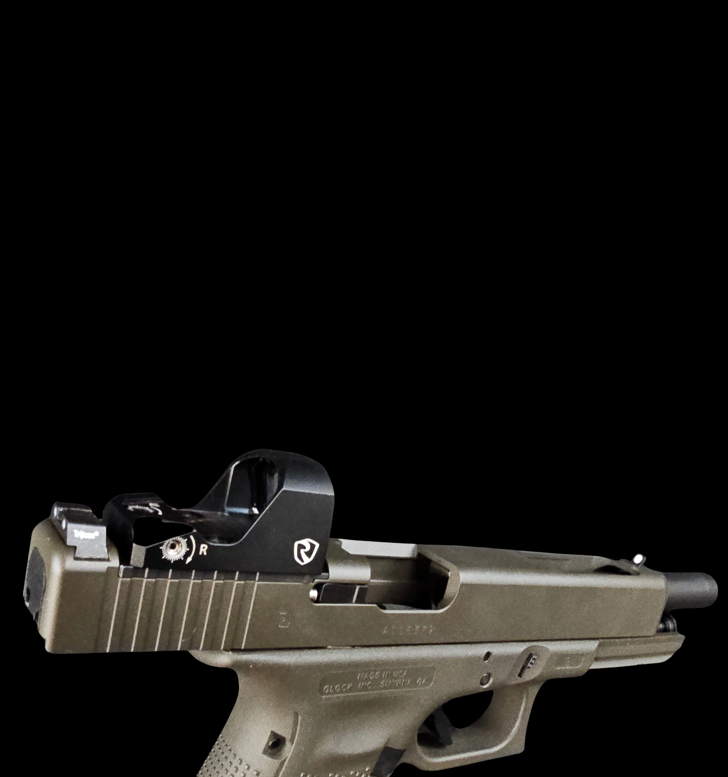 Glock 34 with Riton Tactix PRD 2 9mm Pistol