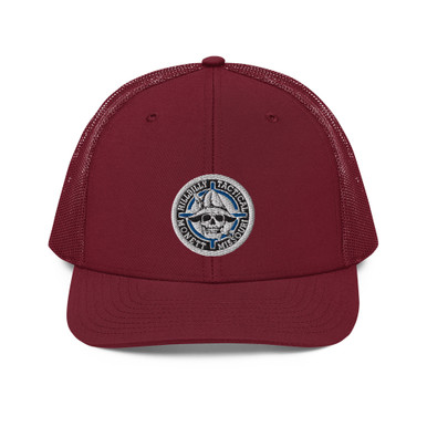 Cheer Curved Bill Trucker Hat in Desert Taupe Brown
