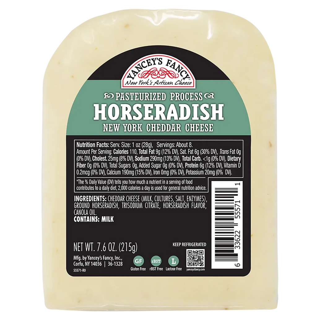 Yancey's Fancy Horseradish Cheese.