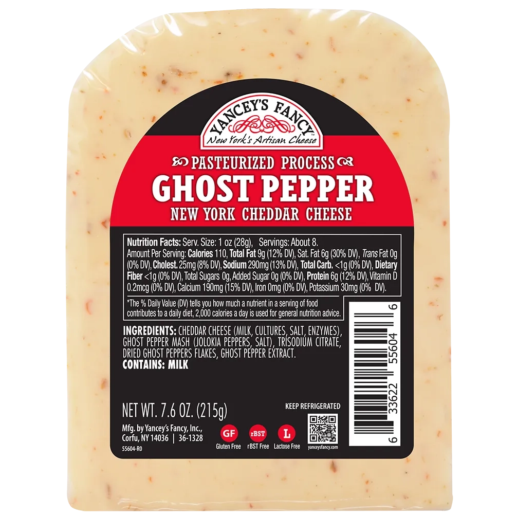 Yancey's Fancy Ghost Pepper Cheese.