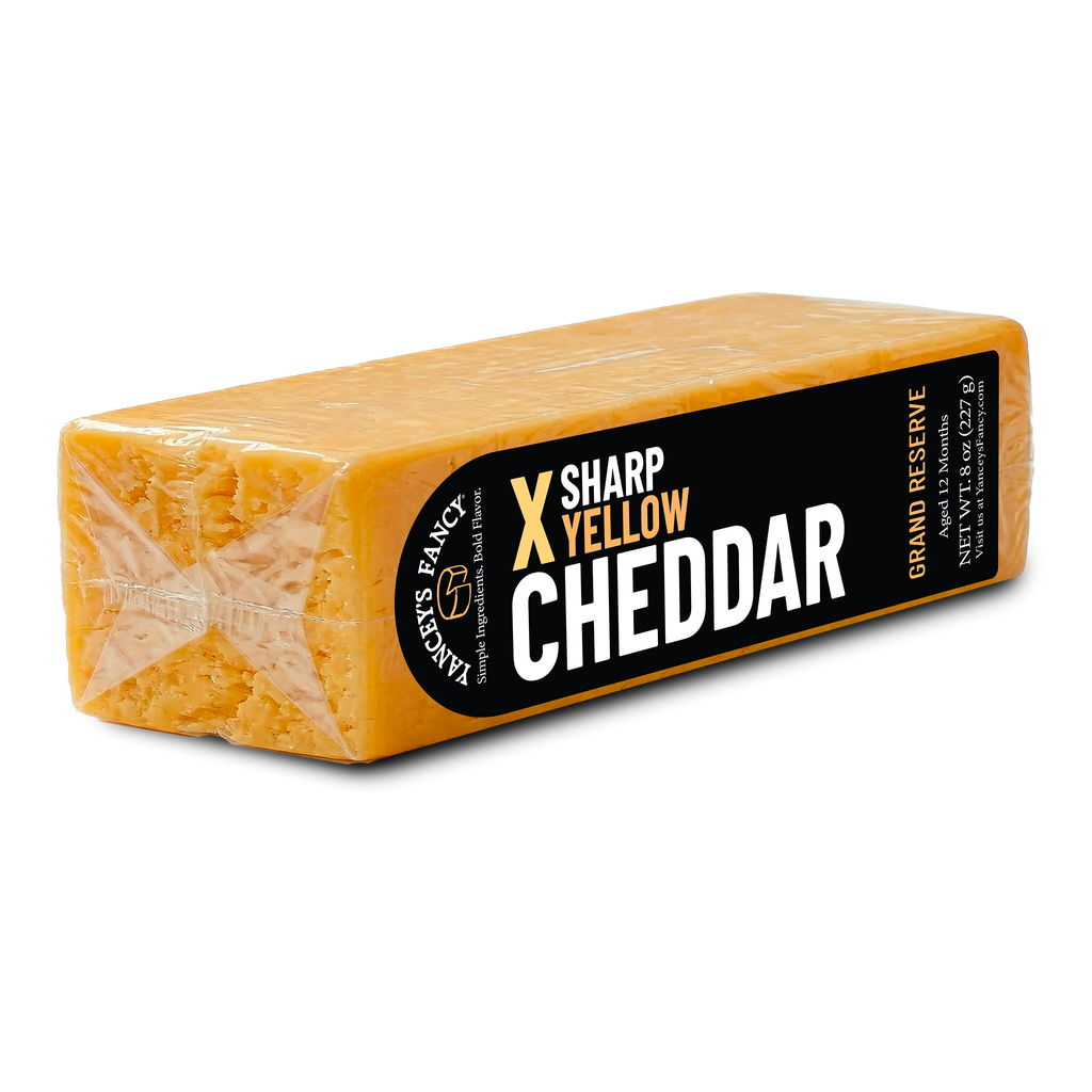 Yancey's Fancy X Sharp Yellow Cheddar Cheese.
