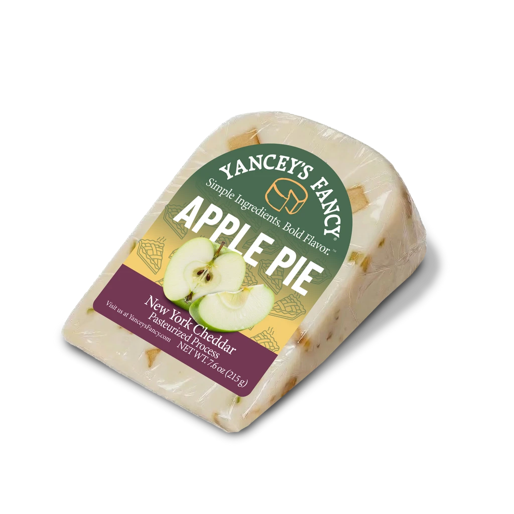 Yancey's Fancy Apple Pie Cheddar Cheese.