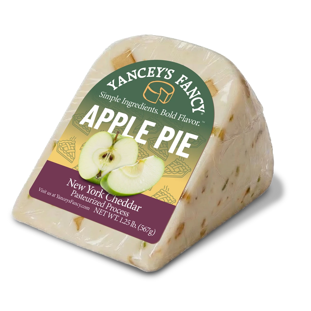 Yancey's Fancy Apple Pie Cheddar Cheese.
