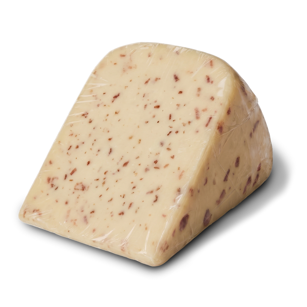 Yancey's Fancy Maple & Bacon Cheddar Cheese 1.25 lb Wedge no label