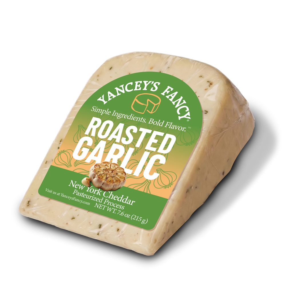 Yancey's Fancy Roasted Garlic Cheese.
