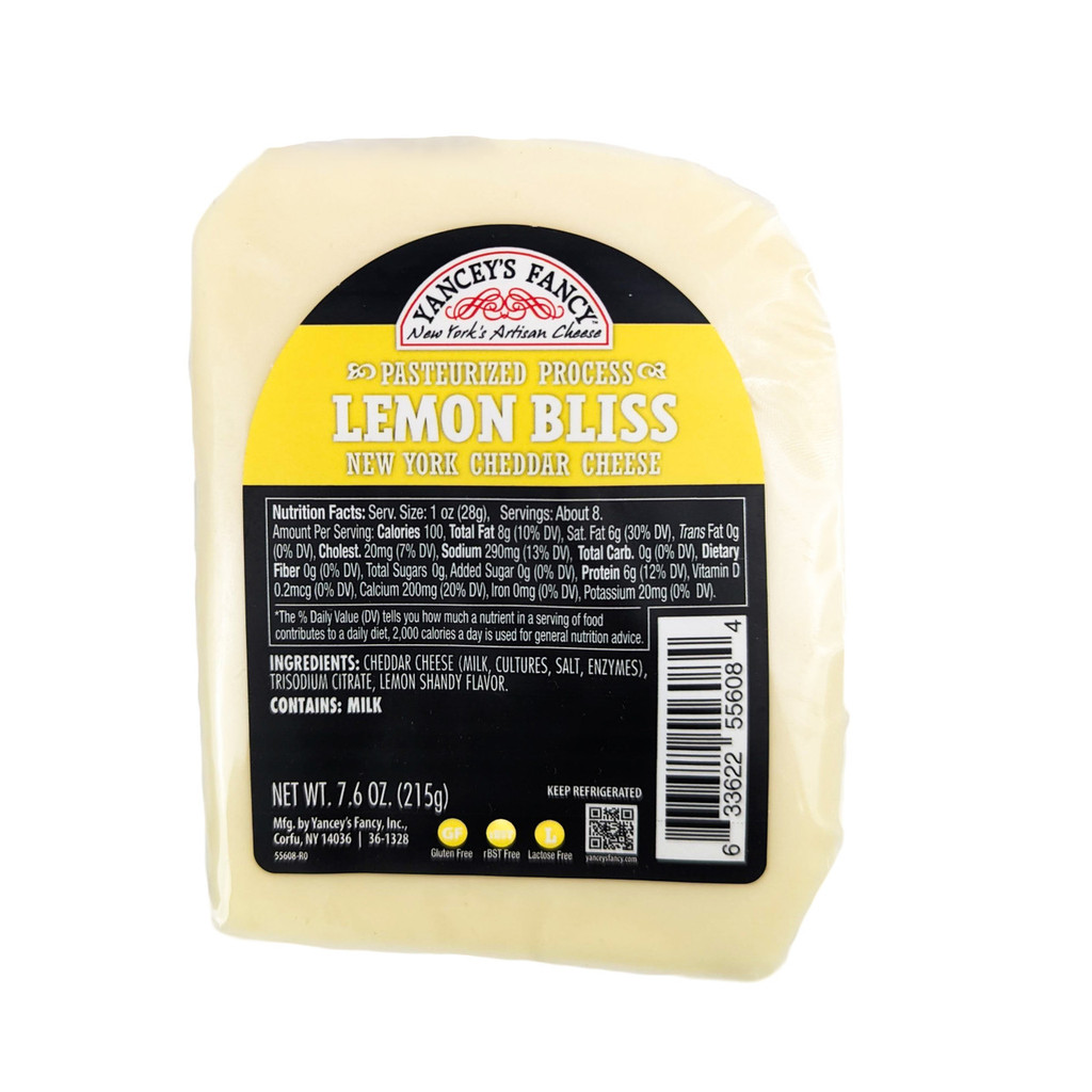 Yancey's Fancy Lemon Bliss Cheese.
