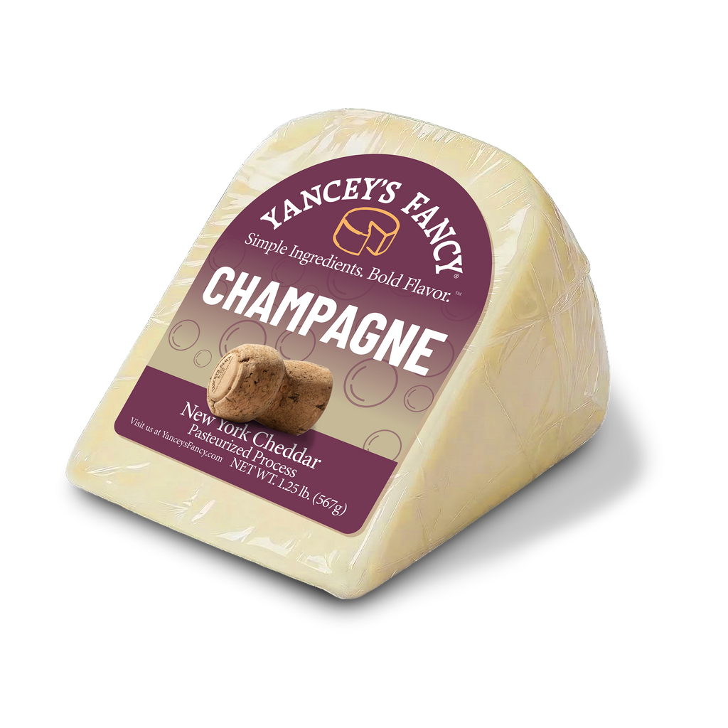 Yancey's Fancy Champagne Cheddar Cheese 1.25 wedge.
