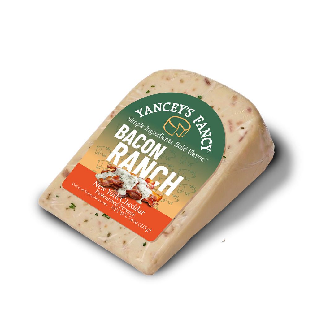 Yancey's Fancy Bacon Ranch Cheddar.