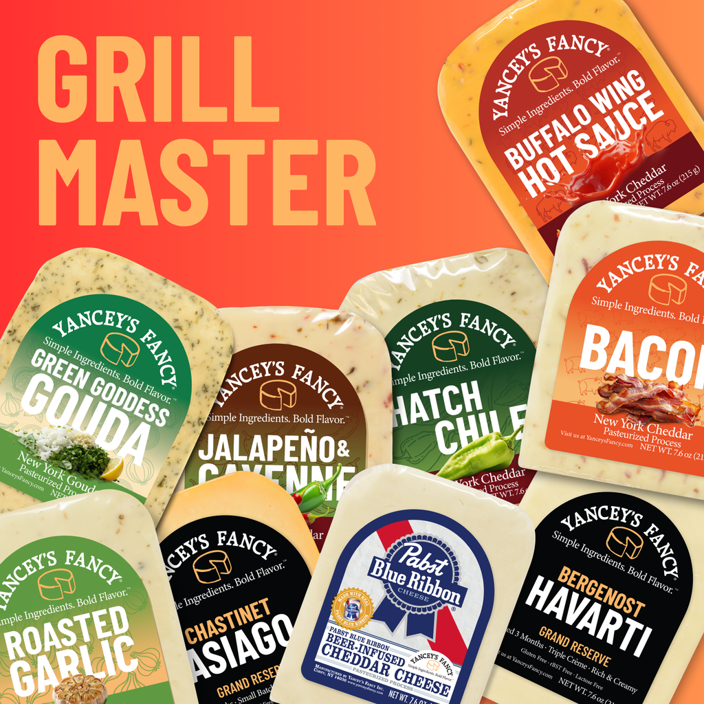 Yancey's Fancy Grill Master's Arsenal Cheese Bundle.