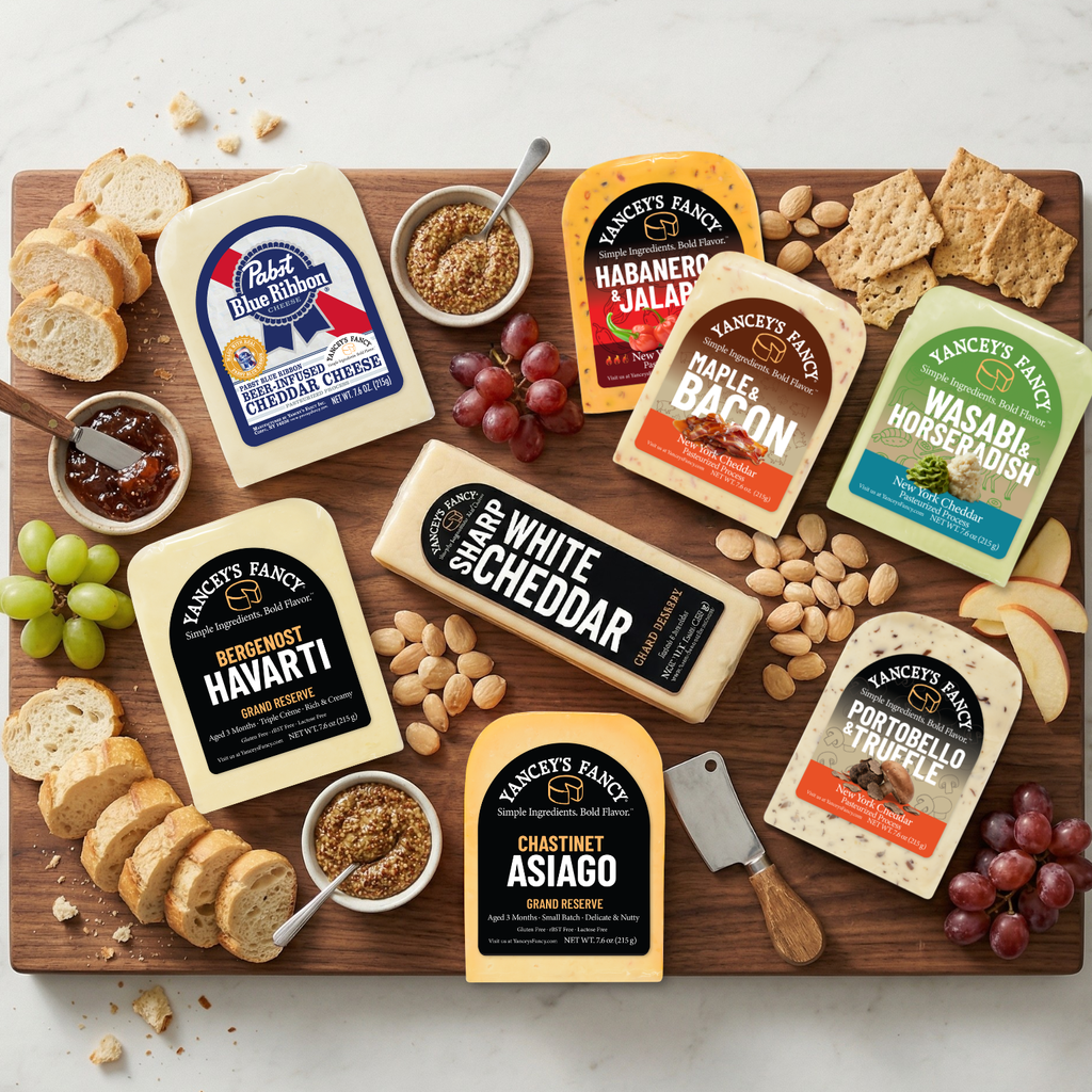 Yancey's Fancy The Entertainer Cheese Bundle.
