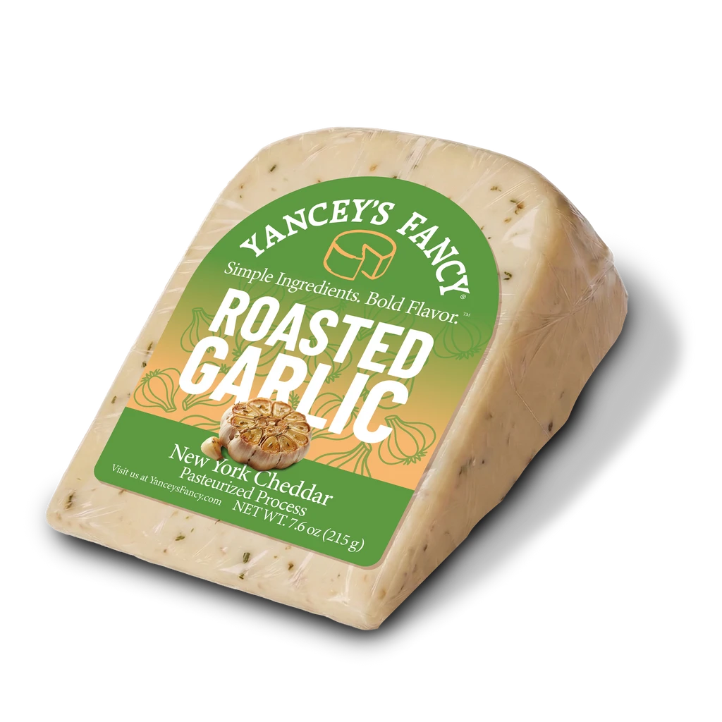 Yancey's Fancy Roasted Garlic Cheese.