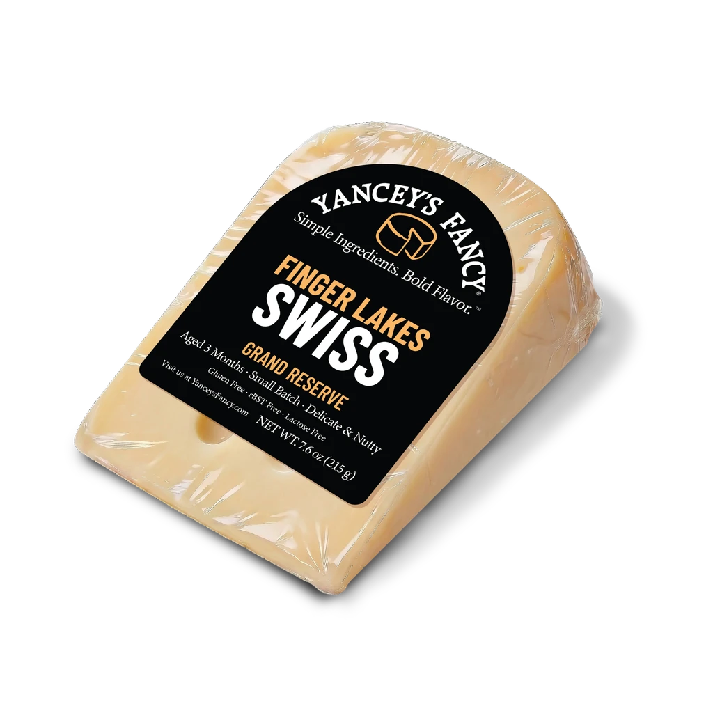 Yancey's Fancy Finger Lakes Swiss Cheese.