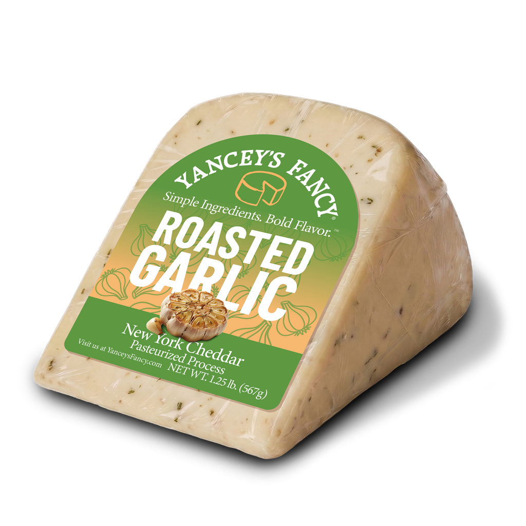 Yancey's Fancy Roasted Garlic Cheese.