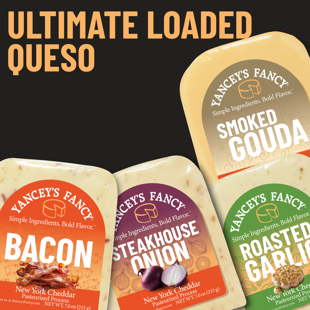 Ultimate Loaded Gourmet Queso Recipe Cheese Bundle.