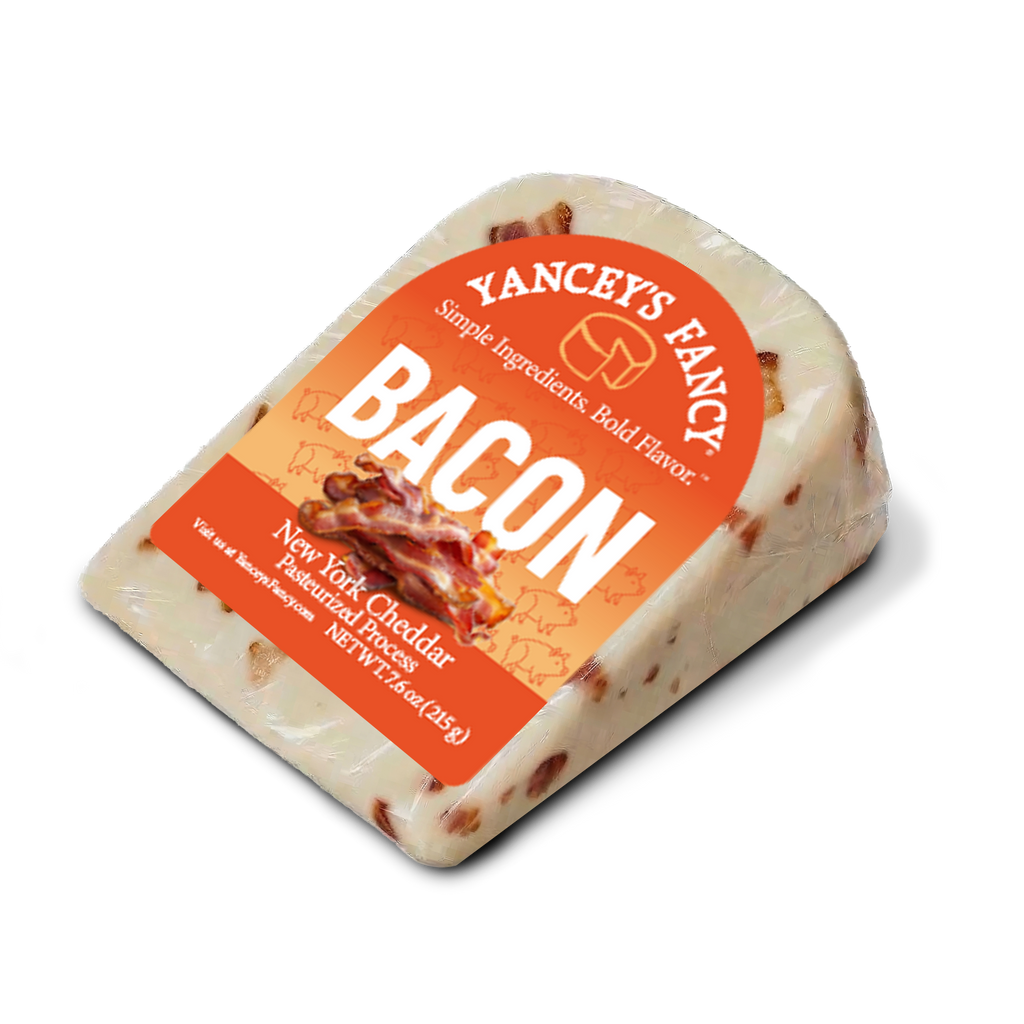 Yancey's Fancy Bacon Cheddar Cheese.