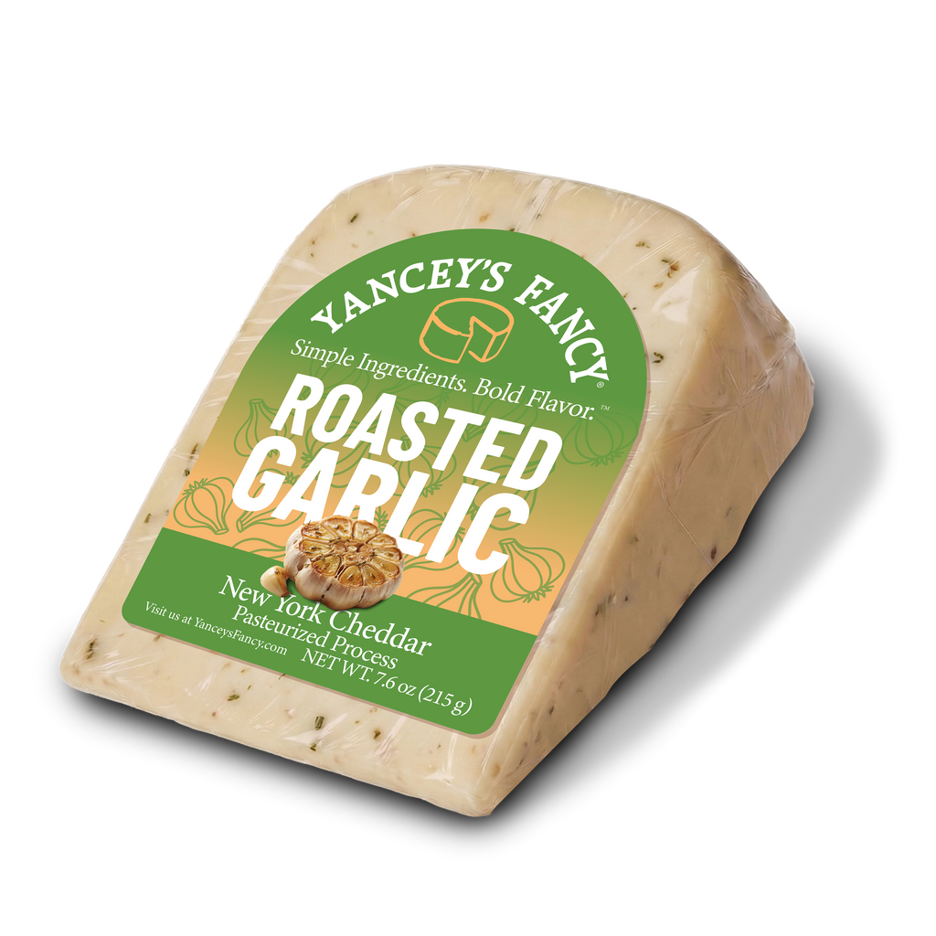 Yancey's Fancy Roasted Garlic Cheese.
