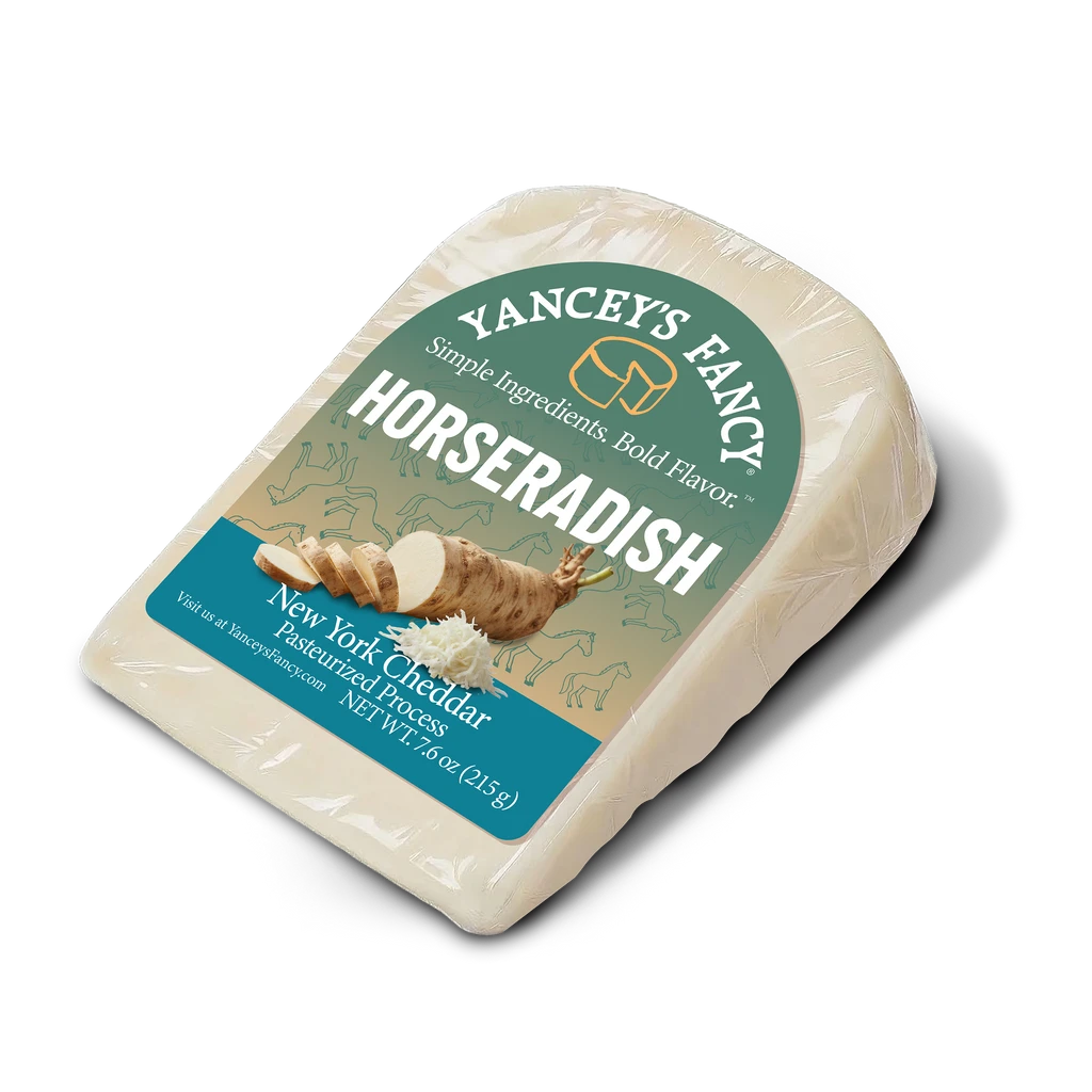 Yancey's Fancy Horseradish Cheese.