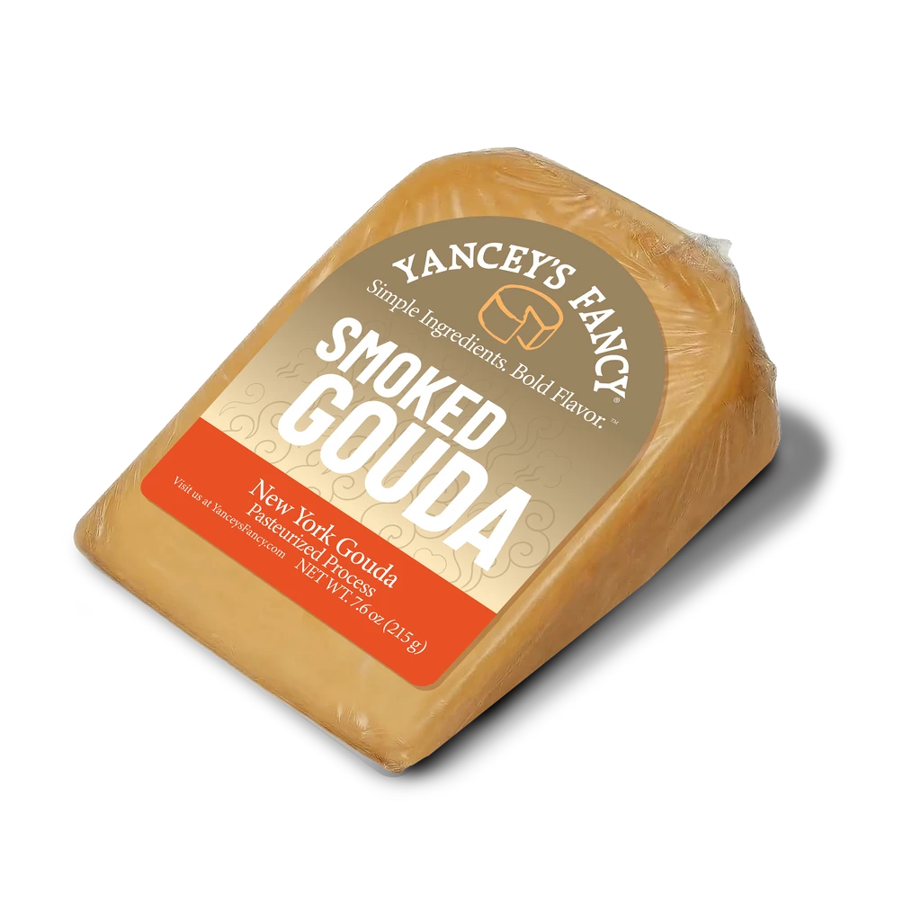 Yancey's Fancy Smoked Gouda Cheese.