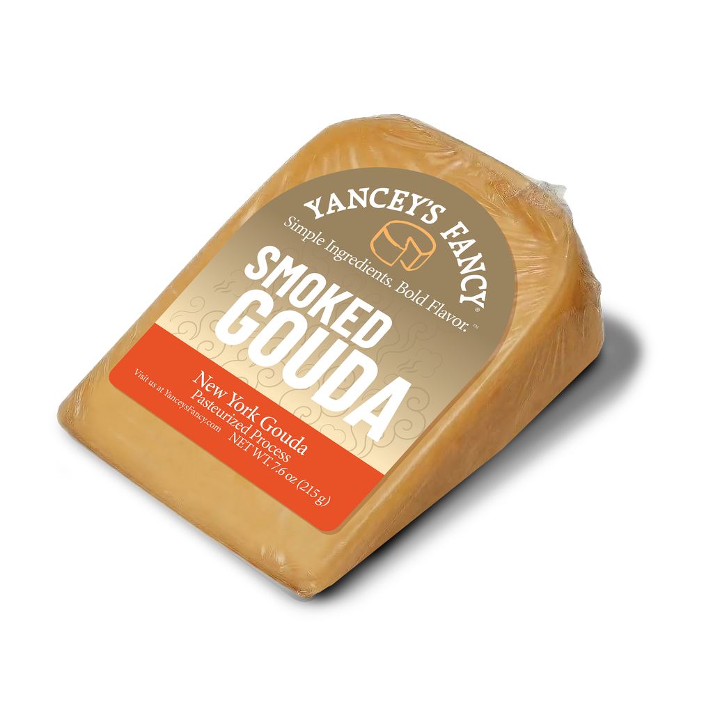 Yancey's Fancy Smoke Gouda Cheese.