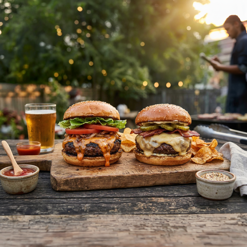 Yancey's Fancy Five Alarm Inferno Thick-Cut Burger