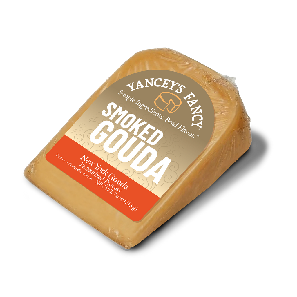 Yancey's Fancy Smoke Gouda Cheese.
