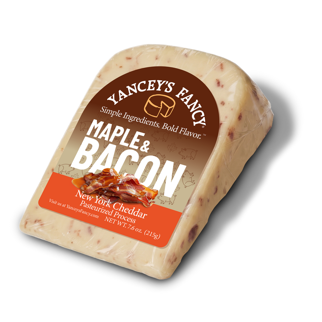 Yancey's Fancy Maple &  Bacon  Cheddar Cheese.