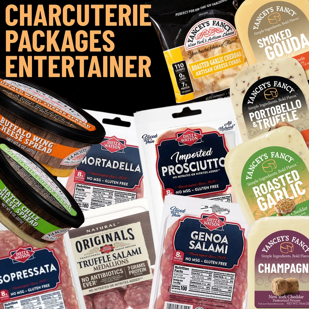 Yancey's Fancy Ultimate Feast Charcuterie Pack, perfect for entertaining, it serves 12-16 people, all you need to do is unwrap, plate and enjoy!