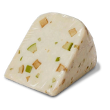 Unpackaged wedge of Yancey's Fancy Apple Pie Cheddar Cheese.