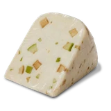 Unpackaged wedge of Yancey's Fancy Apple Pie Cheddar Cheese.