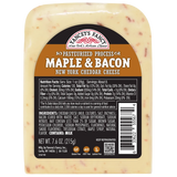 Yancey's Fancy Maple & Bacon Cheddar Cheese.