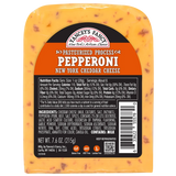 Yancey’s Fancy Pepperoni Cheddar Cheese.