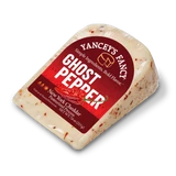 Yancey's Fancy Ghost Pepper Cheese 7.6 ounce wedge.