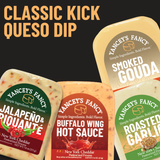 Yancey's Fancy Classic Kick Gourmet Queso Recipe Cheese Bundle.