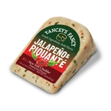 Yancey's Fancy Jalapeno & Piquante Cheddar Cheese.