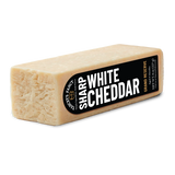 Yancey's Fancy Sharp White Cheddar Cheese 8 ounce stick.