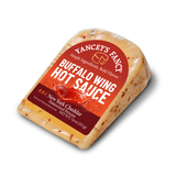 Yancey's Fancy Buffalo Wing Hot Sauce Cheese 7.6 ounce wedge.