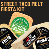Yancey's Fancy Street Taco & Melt Hybrid Fiesta Recipe Cheese Bundle.
