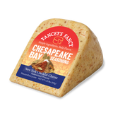 Yancey's Fancy Chesapeake Bay Cheddar large club-cut wedge.