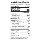 Yancey's Fancy Roasted Garlic Cheddar Nutritional Facts.