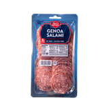 Dietz & Watson Genoa Salami 3.0 package thinly sliced for charcuterie boards or sandwiches.