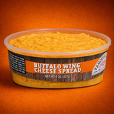 Yancey's Fancy Buffalo Wing Cheese Spread dip opened container.