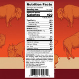 Yancey's Fancy Buffalo Hot Wing Sauce Cheddar Cheese 6 ounce package nutritional label.