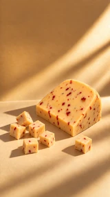 Smoked Gouda with Bacon Cheese Cubes