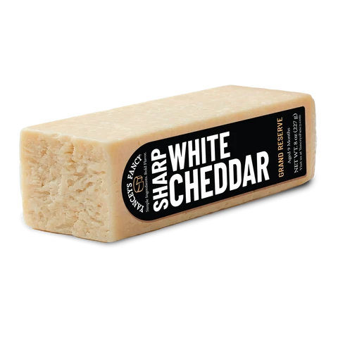 Yancey's Fancy Sharp White Cheddar Cheese, 8.0 oz Block