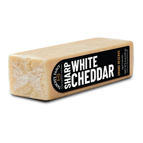 Yancey's Fancy Sharp White Cheddar Cheese.