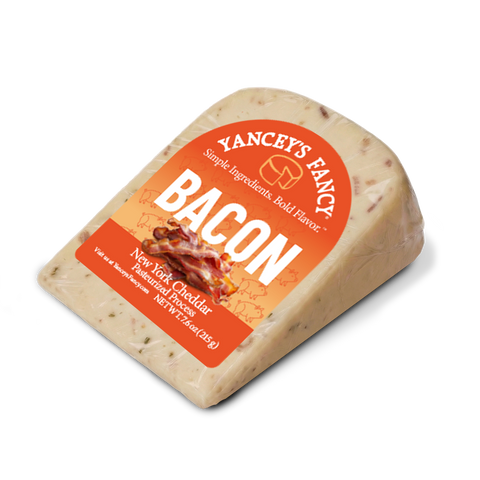 Yancey's Fancy Bacon Cheddar Cheese wedge 7.6 oz